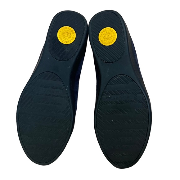 FitFlop Blue Suede Loafer with Tassel Size 7.5 - Picture 7 of 8